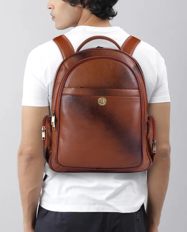 100%_pure_genuine_leather_spacious_17_inch_backpack_rucksack_laptop_business_office_bag,_tan