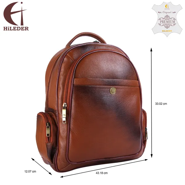 100%_pure_genuine_leather_spacious_17_inch_backpack_rucksack_laptop_business_office_bag,_tan