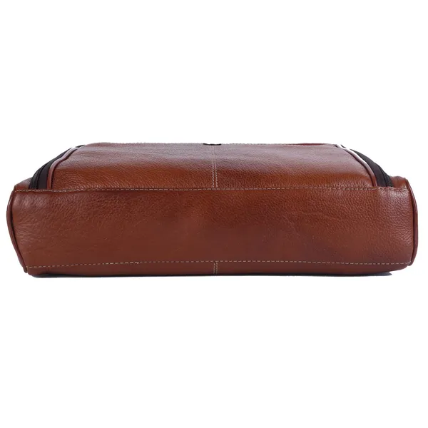 100%_pure_genuine_leather_15_inch_designer_briefcase_laptop_messenger_satchel_office_bag,_tan