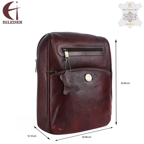 100%_pure_genuine_premium_ndm_leather_spacious_formal_12_inch_backpack_laptop_office_bag,_brown