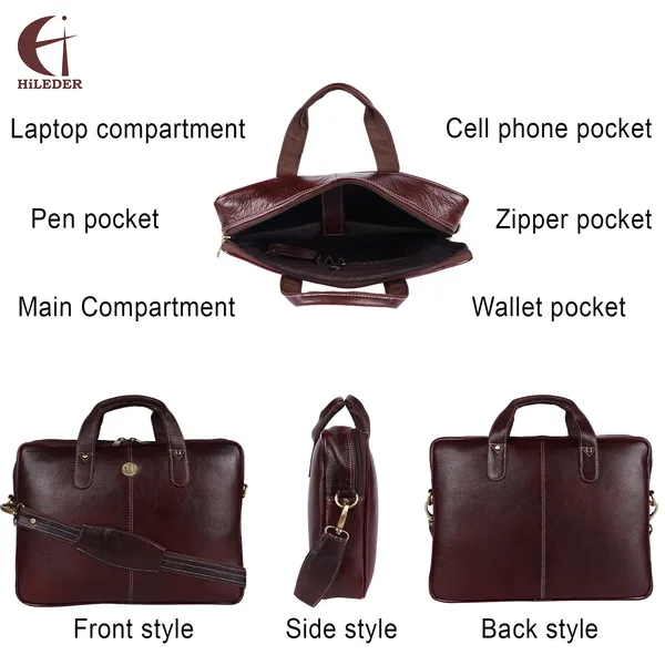100%_pure_genuine_leather_14.5_inch_briefcase_laptop_messenger_crossbody_office_bag,_formal_look,_brown