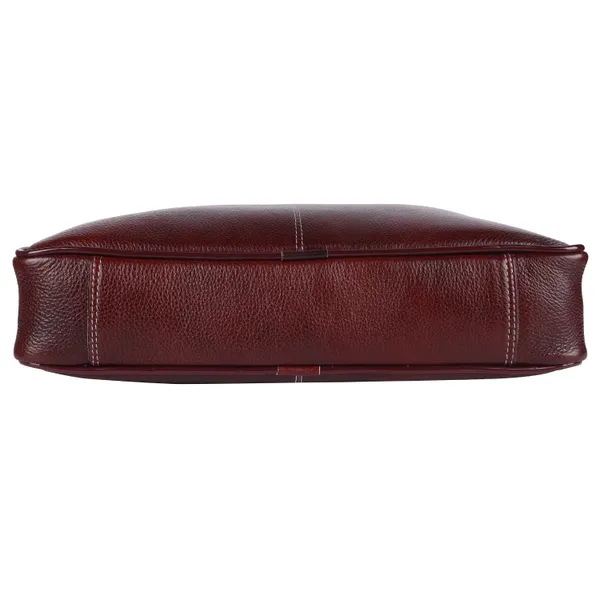 100%_pure_genuine_leather_14.5_inch_briefcase_laptop_messenger_crossbody_office_bag,_formal_look,_brown