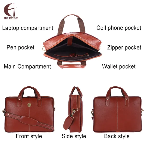 100%_pure_genuine_leather_14.5_inch_briefcase_laptop_messenger_crossbody_office_bag,_formal_look,_tan