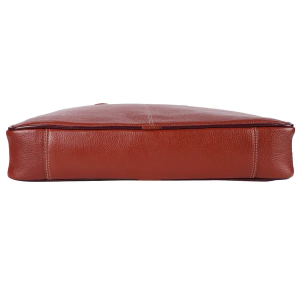 100%_pure_genuine_leather_14.5_inch_briefcase_laptop_messenger_crossbody_office_bag,_formal_look,_tan