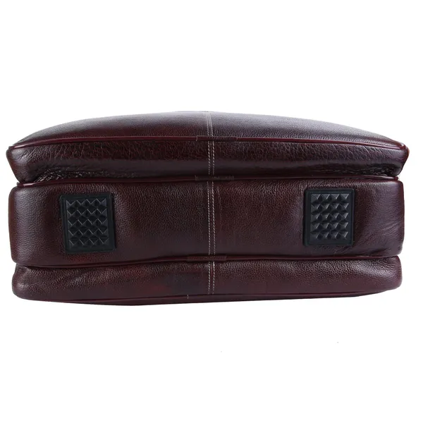 100%_pure_genuine_leather_16_inch_spacious_travel_briefcase_laptop_messenger_satchel_office_bag,_dark_brown