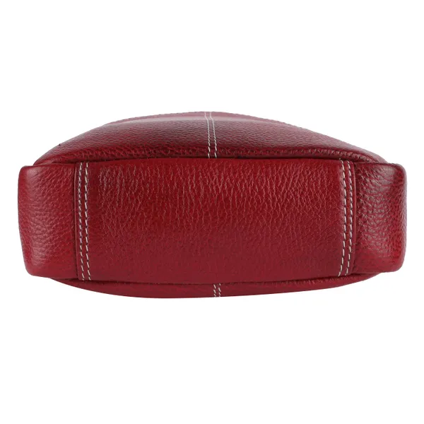 100%_pure_genuine_leather_utility_8.5_inch_travel_office_ipad_tab_bag,_maroon