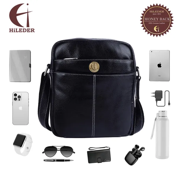 100%_pure_genuine_leather_utility_8.5_inch_travel_office_ipad_tab_bag,_navyblue