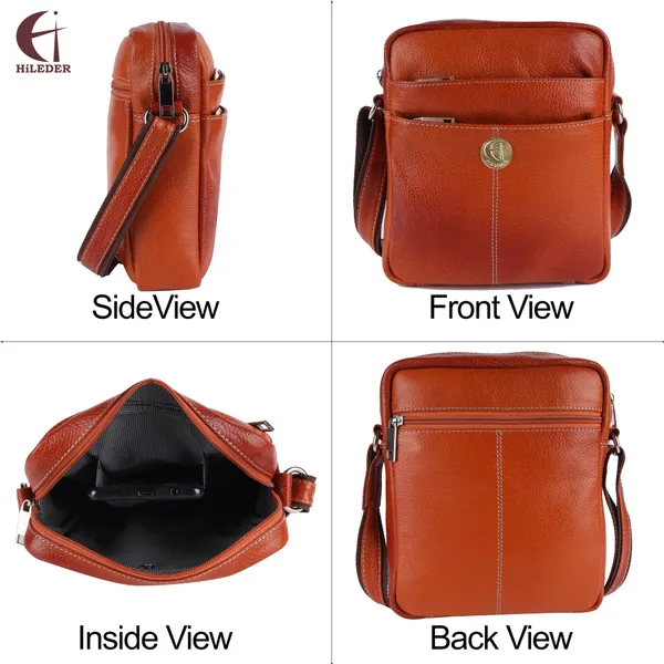 100%_pure_genuine_leather_utility_8.5_inch_travel_office_ipad_tab_bag,_orange