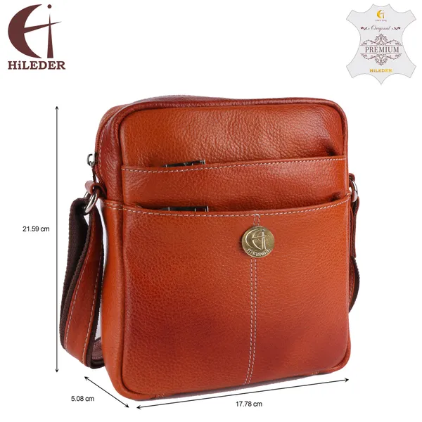 100%_pure_genuine_leather_utility_8.5_inch_travel_office_ipad_tab_bag,_orange
