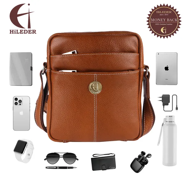100%_pure_genuine_leather_utility_8.5_inch_travel_office_ipad_tab_bag,_tan