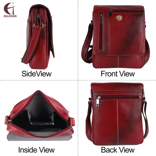 100%_pure_genuine_leather_10.5_inches_sling_travel_tablet_office_bag,_maroon