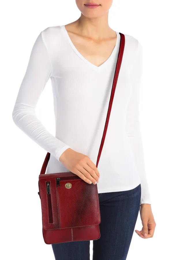 100%_pure_genuine_leather_10.5_inches_sling_travel_tablet_office_bag,_maroon