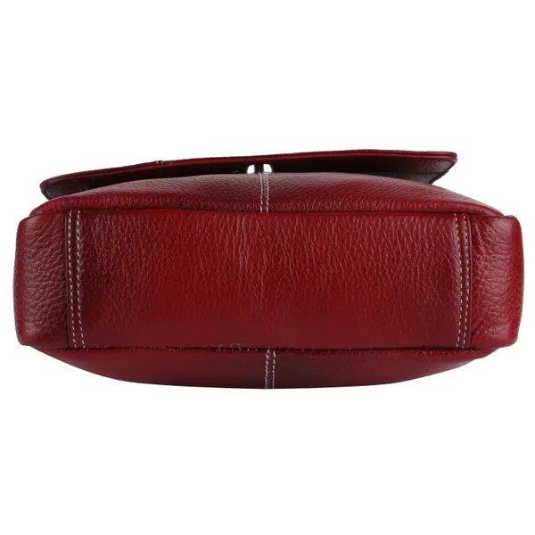 100%_pure_genuine_leather_10.5_inches_sling_travel_tablet_office_bag,_maroon