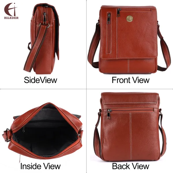 100%_pure_genuine_leather_10.5_inches_sling_travel_tablet_office_bag,_orange