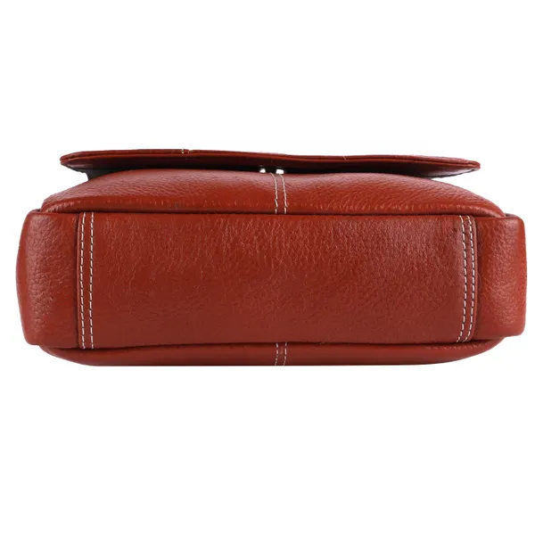 100%_pure_genuine_leather_10.5_inches_sling_travel_tablet_office_bag,_orange