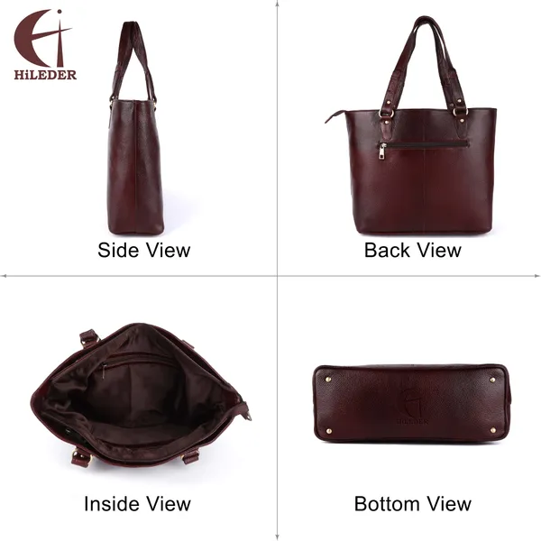 pure_natural_leather_top_handle_specious_tote_shoulder_handbag_shopper_bag_for_women_for_college_office_daily_use_large_size,_black