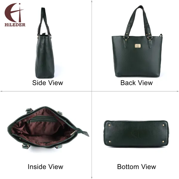 pure_natural_leather_top_handle_specious_tote_shoulder_handbag_shopper_bag_for_women_for_college_office_daily_use_large_size,_black