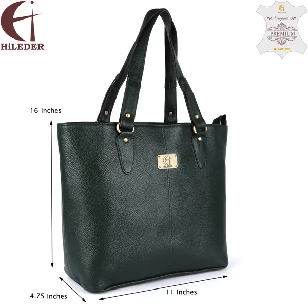 pure_natural_leather_top_handle_specious_tote_shoulder_handbag_shopper_bag_for_women_for_college_office_daily_use_large_size,_black