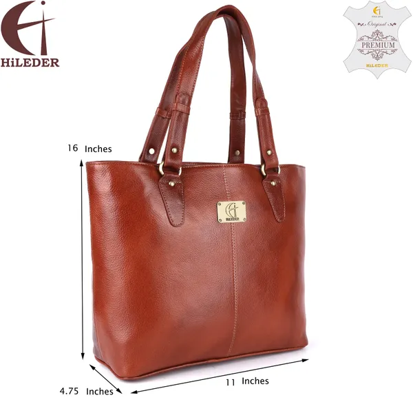 pure_natural_leather_top_handle_specious_tote_shoulder_handbag_shopper_bag_for_women_for_college_office_daily_use_large_size,_black