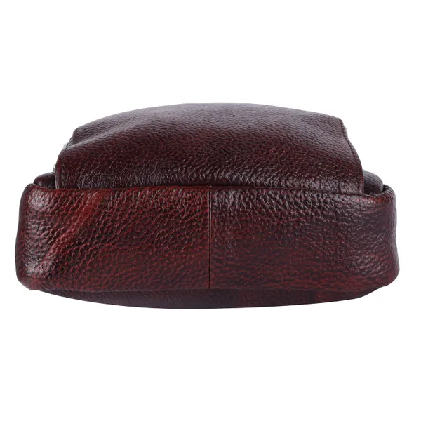 12-Inch_Unisex_Brown_Leather_Crossbody_Sling_Bag_–_Versatile_Style_for_Men_&_Women