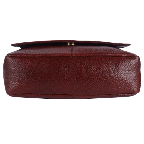 Brown_Pure_Leather_10-Inch_Crossbody_Messenger_Bag_for_Office_&_Travel