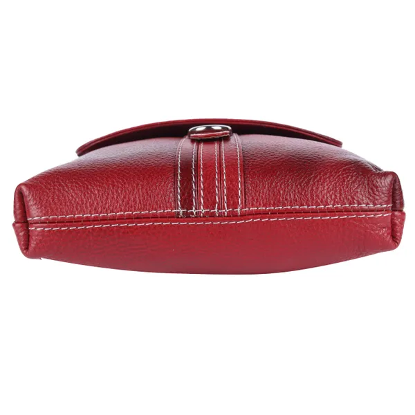 100%_genuine_leather_messenger_shoulder_9_inch_sling_cross_body_travel_office_d-loop_handbag_for_men_women,_maroon