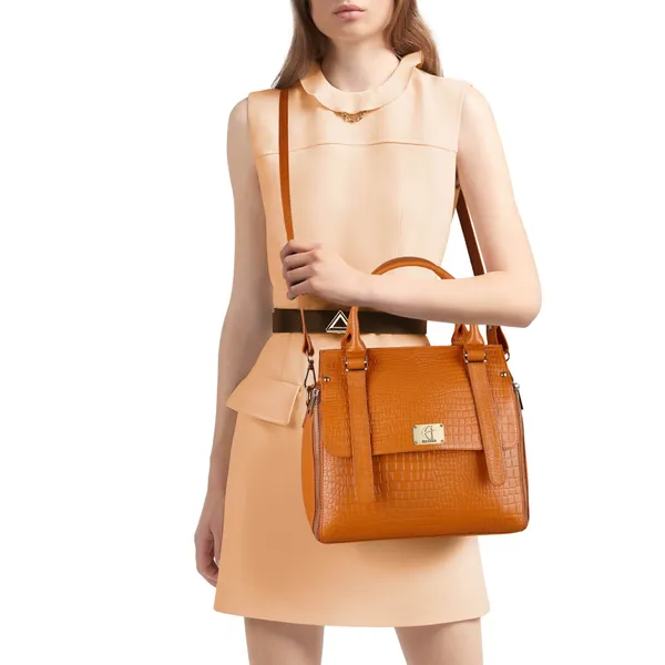 genuine_leather_sling_messenger_crossbody_top_handle_bag_for_women_&_girls_|_every_day_formal_use_|_golden_metal_zipper_|_large_size_|_orange