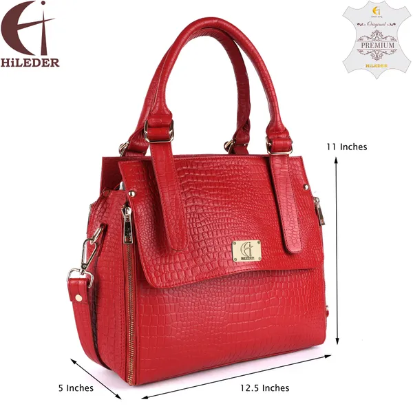 genuine_leather_sling_messenger_crossbody_top_handle_bag_for_women_&_girls_|_every_day_formal_use_|_golden_metal_zipper_|_large_size_|_red
