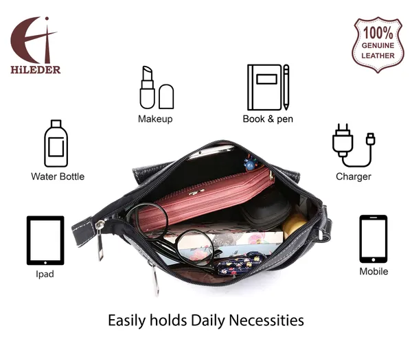 genuine_leather_crossbody_sling_messenger_slim_shoulder_purse_satchel_bag_for_women_&_girls_|_travel_office_business_use_|_medium_size_|_black