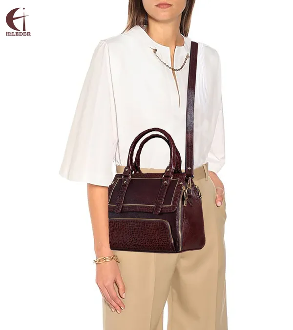 genuine_leather_textured_pattern_designer_handbag_shoulder_tote_purse_satchel_sling_messenger_crossbody_bag_for_women_&_girls_with_top_handle