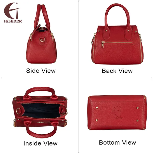 genuine_leather_designer_handbag_shoulder_tote_bag_for_women_&_girls_with_top_handle_|_golden_metal_zipper_|_medium_size_|_red