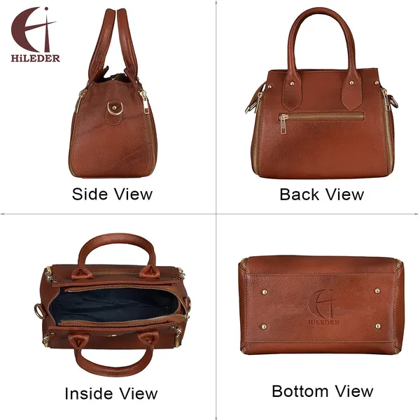 genuine_leather_designer_handbag_shoulder_tote_bag_for_women_&_girls_with_top_handle_|_golden_metal_zipper_|_medium_size_|_tan
