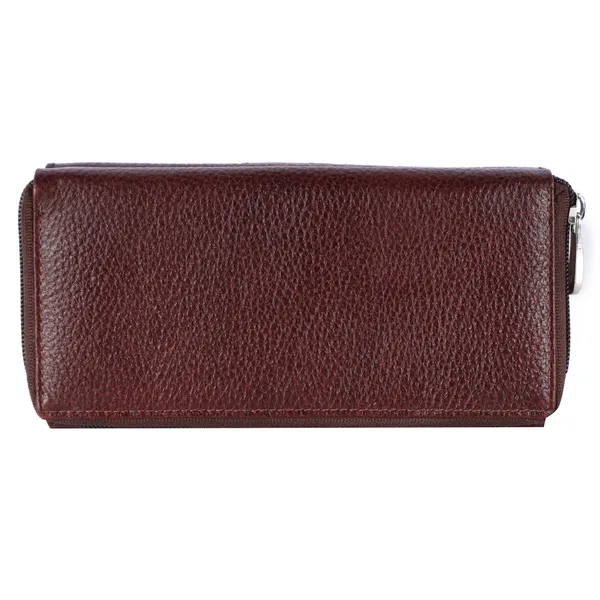 stylish_genuine_leather_purse_wallet_clutch_with_magnetic_loop_closure_for_women_&_girls_|_brown_|_small
