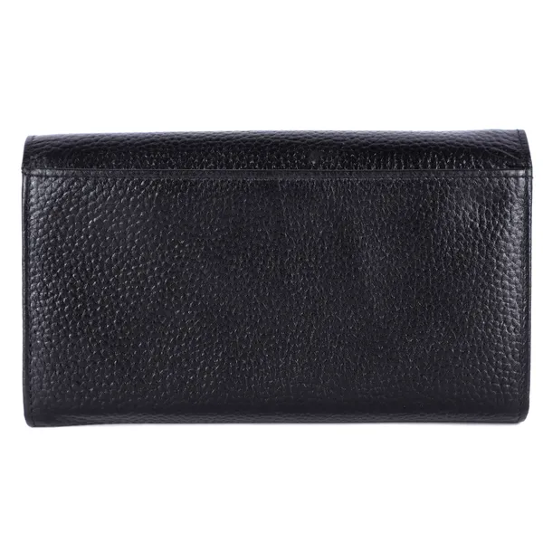 stylish_genuine_leather_bi-fold_purse_wallet_clutch_with_magnetic_clasp_closure_for_women_&_girls,_black