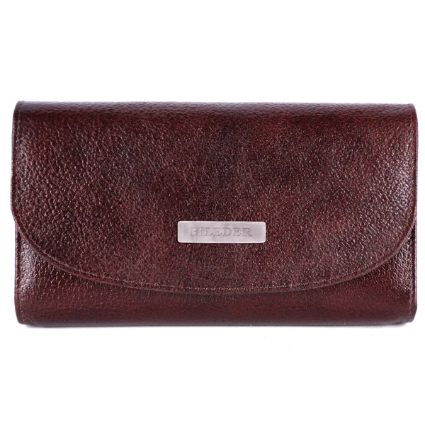 Genuine_Brown_Leather_Bi-fold_Purse_Wallet_for_Women_&_Girls