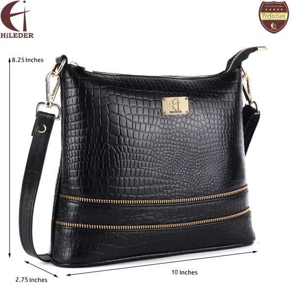genuine_leather_crossbody_sling_messenger_slim_shoulder_purse_satchel_bag_for_women_&_girls_|_golden_zipper_|_medium_size_|_black