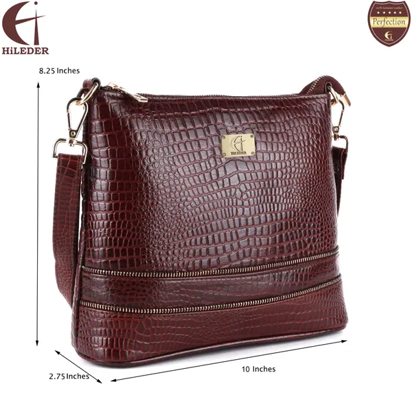 genuine_leather_crossbody_sling_messenger_slim_shoulder_purse_satchel_bag_for_women_&_girls_|_golden_zipper_|_medium_size_|_brown