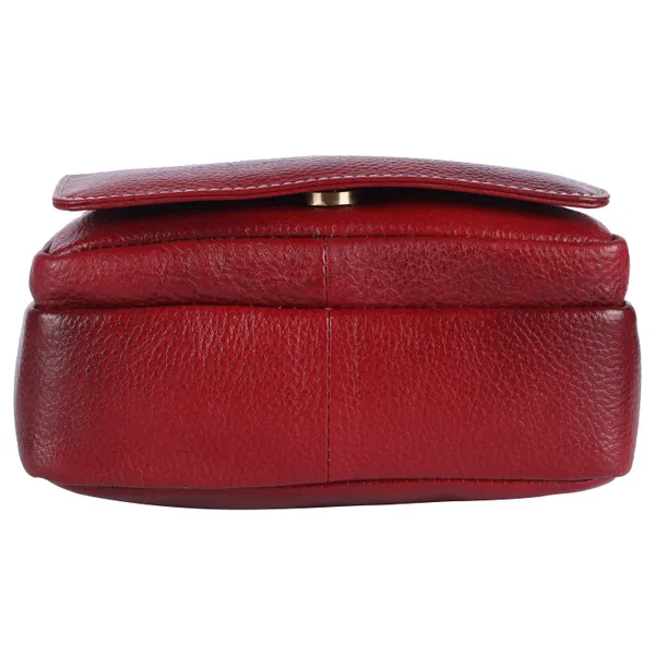 100%_genuine_leather_messenger_shoulder_9_inch_sling_cross_body_travel_office_tablet_flap_handbag,_men_women,_maroon