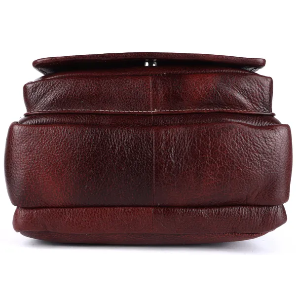 pure_leather_messenger_shoulder_10_inch_sling_cross_body_travel_office_tablet_tiffin_handbag_with_multiple_compartments_for_men_women,_brown