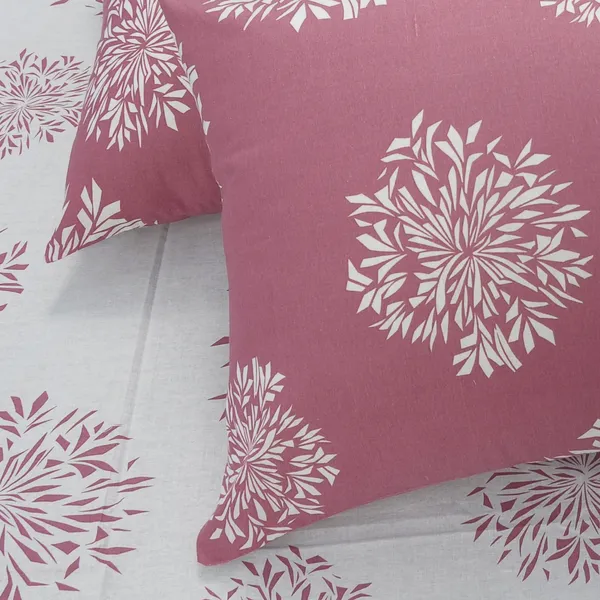 144_TC_Geometric_King_Size_Bedsheet_Cotton_with_2_Pillow_Covers_|_108_x_108_inches_|_White_&_Mauve