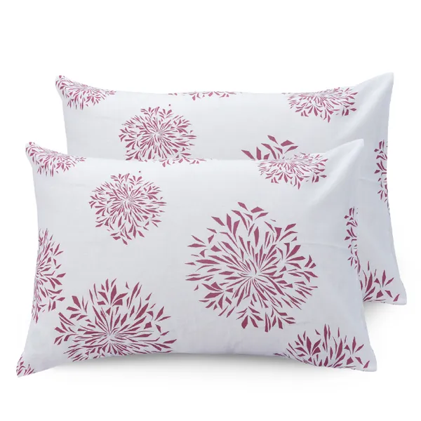 144_TC_Geometric_Cotton_Bedsheets_for_King_Size_Bed_with_2_Pillow_Covers_|_9ft_x_9ft_|_Mauve_&_White