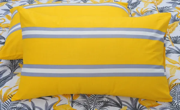 144_TC_Floral_Cotton_Bedsheets_for_King_Size_Bed_with_2_Pillow_Covers_|_108x108_inches_|_Yellow,_Grey_&_White