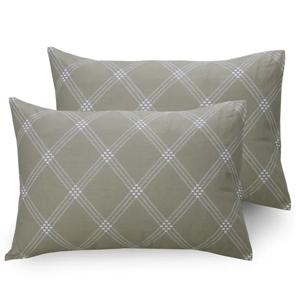 Geometric_Queen_Size_Bedsheet_Cotton_with_2_Pillow_Covers_-_Brandon_Beige__-_Thread_Count_210