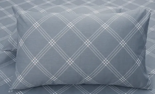 210_TC_Geometric_Cotton_Single_Bedsheet_with_Pillow_Cover_-_Grey__-_Thread_Count_210