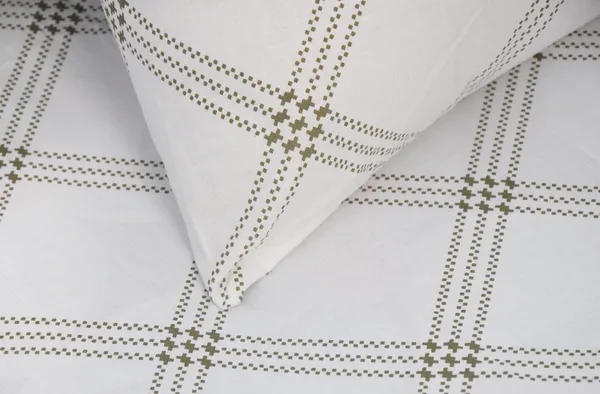210_TC_Geometric_King_Size_Bedsheet_Cotton_with_2_Pillow_Covers_|_108_x_108_inches_|_White_(Brandon_Beige_Pattern)__-_Thread_Count_210