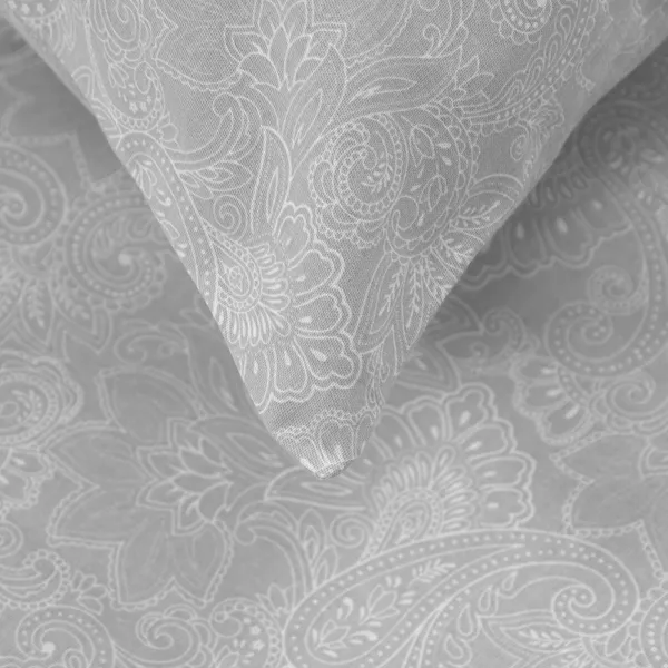 210_TC_Bedsheet_for_Single_Bed_with_1_Pillow_Cover_-_Grey_&_White