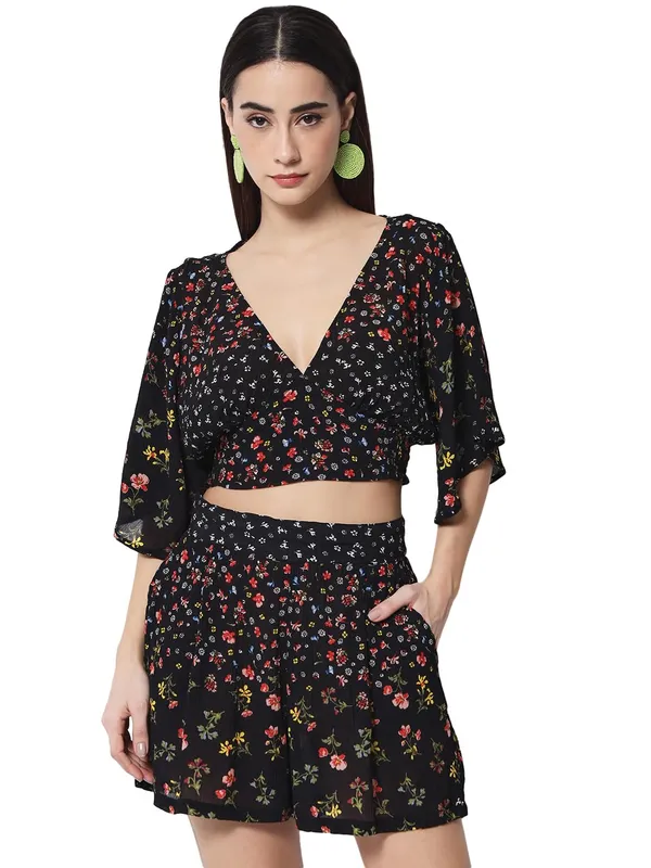 Multicolor_Styles_Beach_Wear_Co_Ord_Set_Two_Piece_Dress_Top_Short_For_Women