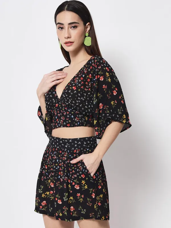 Multicolor_Styles_Beach_Wear_Co_Ord_Set_Two_Piece_Dress_Top_Short_For_Women