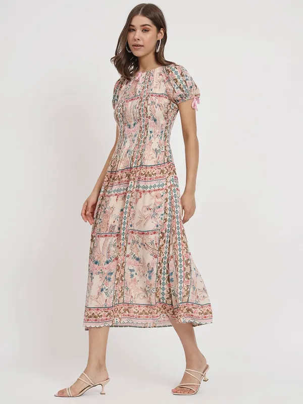 adjustable_elastic_round_neck,half_sleeves,_elastisiced_upper_bodice_,long_dress