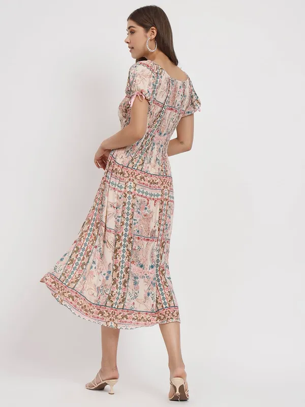 adjustable_elastic_round_neck,half_sleeves,_elastisiced_upper_bodice_,long_dress